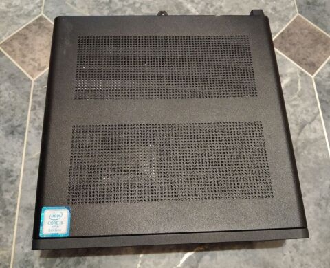 Неттоп HP EliteDesk 800 G4 Desktop Mini USFF / Intel Core i5-8500 (6 ядер по 3.0 - 4.1 GHz) / 8 GB DDR4 / 128 GB SSD / Intel UHD Graphics 630 / DisplayPort + Блок питания