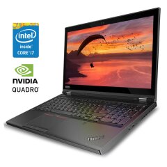 Мобільна робоча станція Lenovo ThinkPad P53 / 15.6" (1920x1080) IPS / Intel Core i7-9850H (6 (12) ядер по 2.6 - 4.6 GHz) / 32 GB DDR4 / 512 GB SSD / nVidia Quadro RTX 3000, 6 GB GDDR6, 192-bit / WebCam / Win 11 Pro