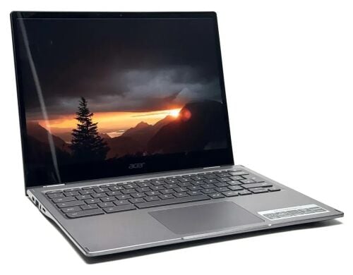 Ультрабук-трансформер Acer ChromeBook Spin 713 / 14" (2256x1504) IPS Touch / Intel Core i3-10110U (2 (4) ядра по 2.1 - 4.1 GHz) / 8 GB DDR4 / 128 GB SSD / Intel UHD Graphics / WebCam / Chrome OS