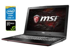 Игровой ноутбук MSI GP62MVR 6RF Leopard Pro / 15.6" (1920x1080) IPS / Intel Core i7-6700HQ (4 (8) ядра по 2.6 - 3.5 GHz) / 16 GB DDR4 / 256 GB SSD NVMe + 1000 GB HDD / nVidia GeForce GTX 1060, 6 GB GDDR5, 192-bit / WebCam