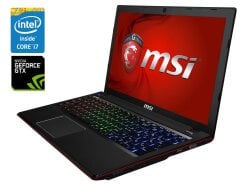Ігровий ноутбук MSI GE60 2PC Apache / 15.6" (1920x1080) TN / Intel Core i7-4710MQ (4 (8) ядра по 2.5 - 3.5 GHz) / 8 GB DDR3 / 128 GB SSD + 500 GB HDD / nVidia GeForce GTX 850M, 2 GB DDR3, 128-bit / WebCam / Win 10 Home