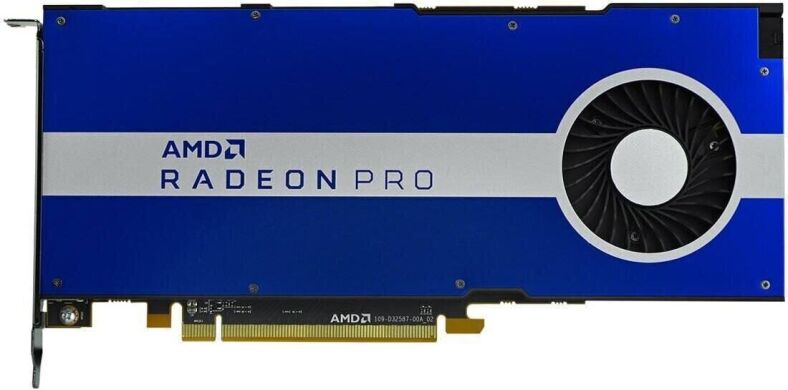 Дискретная видеокарта AMD Radeon Pro W5500, 8 GB GDDR6, 128-bit / DisplayPort