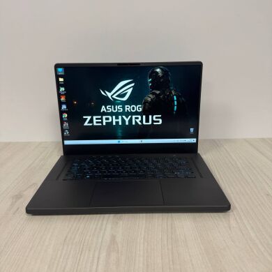 Ігровий ноутбук Asus ROG Zephyrus G15 GA503RM / 15.6" (1920x1080) IPS / AMD Ryzen 9 6900HS (8 (16) ядер по 3.3 - 4.9 GHz) / 16 GB DDR5 / 512 GB SSD NVMe / nVidia GeForce RTX 3060, 6 GB GDDR6, 192-bit / WebCam Ігровий ноутбук Asus ROG Zephyrus G15 GA503RM / 15.6" (1920x1080) IPS / AMD Ryzen 9 6900HS (8 (16) ядер по 3.3 - 4.9 GHz) / 16 GB DDR5 / 512 GB SSD NVMe / nVidia GeForce RTX 3060, 6 GB GDDR6, 192-bit / WebCam