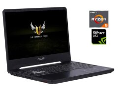 Игровой ноутбук Asus TUF FX505D / 15.6" (1920x1080) IPS / AMD Ryzen 5 3550H (4 (8) ядра по 2.1 - 3.7 GHz) / 16 GB DDR4 / 512 GB SSD M.2 / nVidia GeForce GTX 1650, 4 GB GDDR5, 128-bit / WebCam / Win 11 Home