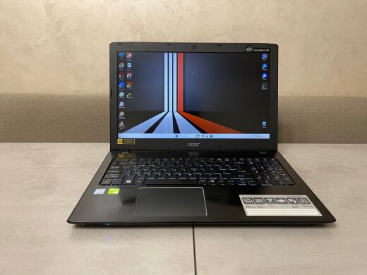 Ноутбук Б-клас Acer Aspire E5-576G-5762 / 15.6" (1920x1080) IPS / Intel Core i5-8250U (4 (8) ядра по 1.6 - 3.4 GHz) / 16 GB DDR3 / 240 GB SSD M.2 / nVidia GeForce MX150, 2 GB GDDR5, 64-bit / WebCam / DVD-ROM