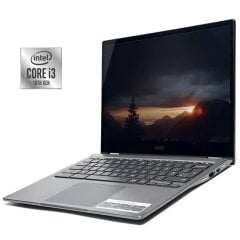 Ультрабук-трансформер Acer ChromeBook Spin 713 / 14" (2256x1504) IPS Touch / Intel Core i3-10110U (2 (4) ядра по 2.1 - 4.1 GHz) / 8 GB DDR4 / 128 GB SSD / Intel UHD Graphics / WebCam / Chrome OS