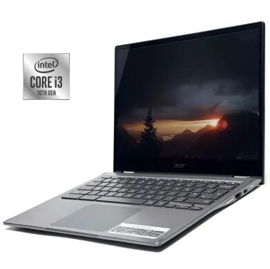 Ультрабук-трансформер Acer ChromeBook Spin 713 / 14" (2256x1504) IPS Touch / Intel Core i3-10110U (2 (4) ядра по 2.1 - 4.1 GHz) / 8 GB DDR4 / 128 GB SSD / Intel UHD Graphics / WebCam / Chrome OS