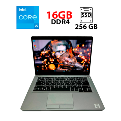 Ультрабук Б-класс Dell Latitude 5310 / 13.3" (1920x1080) IPS Touch / Intel Core i5-10310U (4 (8) ядра по 1.7 - 4.4 GHz) / 16 GB DDR4 / 256 GB SSD / Intel UHD Graphics / WebCam / Win 11 Pro