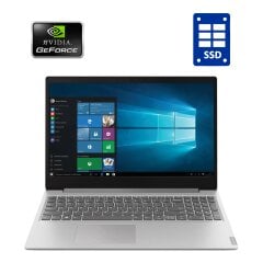 Ноутбук Б-класс Lenovo IdeaPad S145-15IWL / 15.6" (1366x768) TN / Intel Core i3-8145U (2 (4) ядра по 2.1 - 3.9 GHz) / 8 GB DDR4 / 256 GB SSD NVMe / nVidia GeForce MX110, 2 GB GDDR5, 64-bit / WebCam