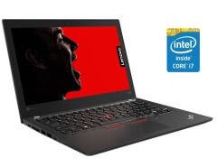 Нетбук Lenovo ThinkPad X280 / 12.5" (1920x1080) IPS / Intel Core i5-7300U (2 (4) ядра по 2.6 - 3.5 GHz) / 8 GB DDR4 / 256 GB SSD / Intel UHD Graphics 620 / WebCam 