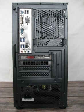 Игровой ПК AeroCool Hexform Start Tower / Intel Core i5-4570 (4 ядра по 3.2 - 3.6 GHz) / 16 GB DDR3 / 120 GB SSD + 500 GB HDD / nVidia GeForce GTX 950, 2 GB GDDR5, 128-bit / 400W / Win 10 Pro + Кабель питания