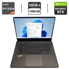 Игровой ноутбук Asus ROG Zephyrus GA503Q / 15.6" (2560x1440) IPS / AMD Ryzen 9 5900HS (8 (16) ядер по 3.0 - 4.6 GHz) / 16 GB DDR4 / 1000 GB SSD M.2 / nVidia GeForce RTX 3080, 8 GB GDDR6, 256-bit / Коробка