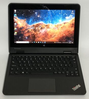 Нетбук-трансформер Lenovo ThinkPad Yoga 11e / 11.6" (1366x768) IPS Touch / Intel Celeron N2920 (4 ядра по 1.86 - 2.0 GHz) / 4 GB DDR3 / 192 GB SSD / Intel HD Graphics / WebCam / Win 10 Pro Нетбук-трансформер Lenovo ThinkPad Yoga 11e / 11.6" (1366x768) IPS Touch / Intel Celeron N2920 (4 ядра по 1.86 - 2.0 GHz) / 4 GB DDR3 / 192 GB SSD / Intel HD Graphics / WebCam / Win 10 Pro