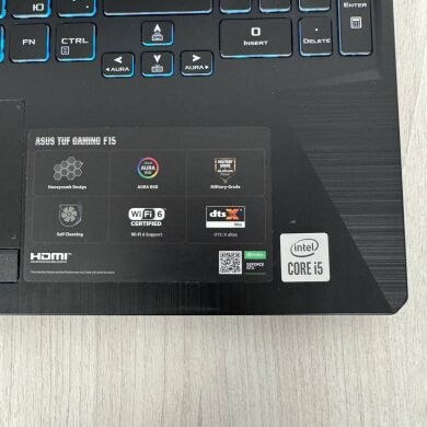 Игровой ноутбук Asus TUF Gaming F15 FX506LI / 15.6" (1920x1080) IPS / Intel Core i5-10300H (4 (8) ядра по 2.5 - 4.5 GHz) / 16 GB DDR4 / 256 GB SSD NVMe / nVidia GeForce GTX 1650 Ti, 4 GB GDDR6, 128-bit / WebCam