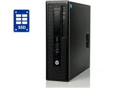 ПК HP ProDesk 600 G1 SFF / Intel Core i3-4130 (2 (4) ядра по 3.4 GHz) / 4 GB DDR3 / 120 GB SSD / Intel HD Graphics 4400 / DVD-ROM