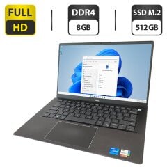 Ультрабук Б-класс Dell Vostro 5402 / 14" (1920x1080) TN / Intel Core i5-1135G7 (4 (8) ядра по 2.4 - 4.2 GHz) / 8 GB DDR4 / 512 GB SSD M.2 / Intel Iris Xe Graphics / WebCam