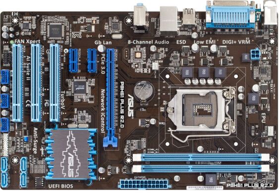 Материнська плата ASUS P8H61 Plus R2.0 / socket LGA1155