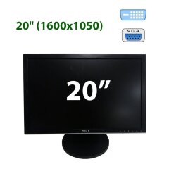 Dell 2007WFP / 20" (1600х1050) IPS CCFL / DVI-D, VGA, RCA, S-Video, USB