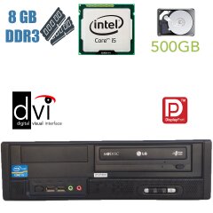 Desktop / Intel Core i5-2500 (4 ядра по 3.3 - 3.5 GHz) / 8 GB DDR3 / 500 GB HDD / USB 3.0