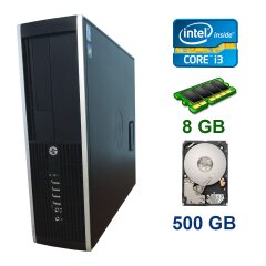 HP 6300 Pro Desktop / Intel Core i3-3220 (2 (4) ядра по 3.3 GHz) / 8 GB DDR3 / 500 GB HDD