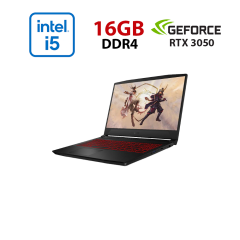 Ігровий ноутбук MSI GF66 Katana 11UC-292NEU / 15.6" (1920x1080) IPS / Intel Core i5-11400H (6 (12) ядра по 2.7 - 4.5 GHz) / 16 GB DDR4 / 480 GB SSD / nVidia GeForce RTX 3050, 4 GB GDDR6, 128-bit / WebCam