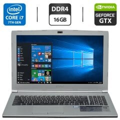 Ігровий ноутбук MSI Prestige PE62VR 7RF-837US / 15.6" (1920x1080) IPS / Intel Core i7-7700HQ (4 (8) ядра по 2.8 - 3.8 GHz) / 16 GB DDR4 / 240 GB SSD + 1000 GB HDD / nVidia GeForce GTX 1060, 6 GB GDDR5, 192-bit / WebCam