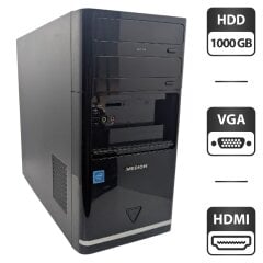 Компьютер Medion E20001 Tower / Intel Celeron J3060 (2 ядра по 1.6 - 2.4 GHz) / 4 GB DDR3 / 1000 GB HDD / Intel Graphics