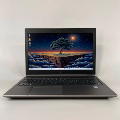 Мобільна робоча станція Б-клас HP zBook 15 G6 / 15.6" (1920x1080) IPS / Intel Core i7-9850H (6 (12) ядер по 2.6 - 4.6 GHz) / 32 GB DDR4 / 128 GB SSD + 500 GB HDD / nVidia Quadro T1000, 4 GB GDDR5, 128-bit / Fingerprint / WebCam / HDMI