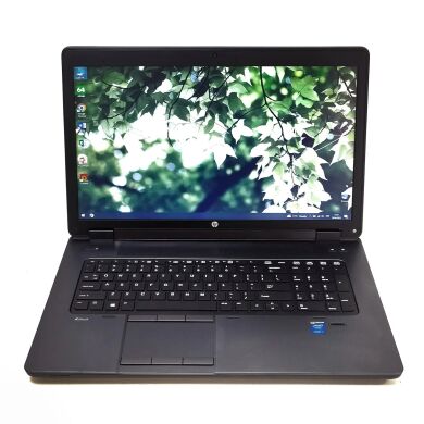 Мобільна робоча станція Б-клас HP ZBook 17 G2 / 17.3" (1600x900) TN / Intel Core i7-4710MQ (4 (8) ядра по 2.5 - 3.5 GHz) / 12 GB DDR3 / 128 GB SSD / nVidia Quadro K1100M, 2 GB GDDR5, 128-bit / WebCam / DVD-ROM / HDMI