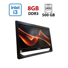 Моноблок Asus ET2013IUKI / 20" (1600x900) TN / Intel Core i3-3240 (2 (4) ядра по 3.4 GHz) / 8 GB DDR3 / 500 GB HDD / Intel HD Graphics / WebCam