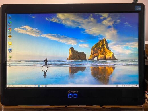 Моноблок Б-класс Triline GB-AEDTK-SI / 21.5" (1920x1080) TN Touch / Intel Core i5-3340 (4 ядра по 3.1 - 3.3 GHz) / 8 GB DDR3 / 240 GB SSD / Intel HD Graphics 2500 / WebCam / DVD-RW / WI-FI