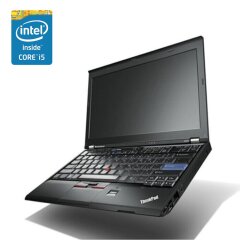 Нетбук Lenovo ThinkPad X220 / 12.5" (1366x768) TN  / Intel Core i5-2520M (2 (4) ядра по 2.5 - 3.2 GHz) / 4 GB DDR3 / 320 GB HDD / Intel HD Graphics 3000 / WebCam / АКБ не держит