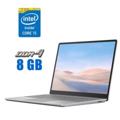 Нетбук Microsoft Surface Laptop Go / 12.4" (1536x1024) IPS Touch / Intel Core i5-1035G1 (4 (8) ядра по 1.0 - 3.6 GHz) / 8 GB DDR4 / 128 GB SSD / Intel UHD Graphics / WebCam + Беспроводная мышка