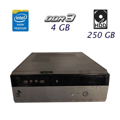 Неттоп LogicPower Aspire PentiumG-620 USFF / Intel Pentium G630 (2 ядра по 2.7 GHz) / 4 GB DDR3 / 250 GB HDD / DVD-RW Неттоп LogicPower Aspire PentiumG-620 USFF / Intel Pentium G630 (2 ядра по 2.7 GHz) / 4 GB DDR3 / 250 GB HDD / DVD-RW