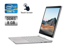 Ноутбук-трансформер Б-клас Microsoft Surface Book / 13.5 (3000x2000) IPS Touch / Intel Core i5-6300U (2 (4) ядра по 2.4 - 3.0 GHz) / 8 GB DDR3 / 128 GB SSD / Intel HD Graphics 520 / WebCam + Бездротова мишка