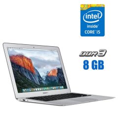 Ноутбук Apple MacBook Air A1466 / 13.3" (1440x900) IPS / Intel Core i5-5200U (2 (4) ядра по 2.2 - 2.7 GHz) / 8 GB DDR3 / 128 GB SSD / Intel HD Graphics 5500 / WebCam