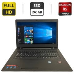 Ноутбук Б-клаcс Lenovo IdeaPad 110-17IKB / 17.3" (1600x900) TN / Intel Core i3-7100U (2 (4) ядра по 2.4 GHz) / 8 GB DDR4 / 240 GB SSD / AMD Radeon R5 M430, 2 GB GDDR3, 64-bit / WebCam / DVD-ROM