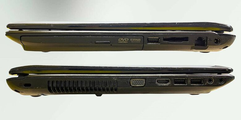 Ноутбук Б-клас Asus X52F / 15.6" (1366x768) TN / Intel Core i5-460M (2 (4) ядра по 2.53 - 2.8 GHz) / 4 GB DDR3 / 120 GB SSD / Intel HD Graphics / WebCam Ноутбук Б-клас Asus X52F / 15.6" (1366x768) TN / Intel Core i5-460M (2 (4) ядра по 2.53 - 2.8 GHz) / 4 GB DDR3 / 120 GB SSD / Intel HD Graphics / WebCam