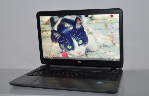 Ноутбук Б-класс HP ProBook 450 G2 / 15.6" (1920x1080) TN / Intel Core i7-5500U (2 (4) ядра по 2.4 - 3.0 GHz) / 8 GB DDR3 / 120 GB SSD NEW / Intel HD Graphics 5500 / WebCam / DVD-ROM / АКБ NEW