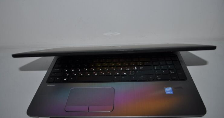Ноутбук Б-класс HP ProBook 450 G2 / 15.6" (1920x1080) TN / Intel Core i7-5500U (2 (4) ядра по 2.4 - 3.0 GHz) / 8 GB DDR3 / 120 GB SSD NEW / Intel HD Graphics 5500 / WebCam / DVD-ROM / АКБ NEW