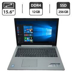Ноутбук Б-клас Lenovo IdeaPad 320-15IKB / 15.6" (1366x768) TN / Intel Core i3-7130U (2 (4) ядра по 2.7 GHz) / 12 GB DDR4 / 256 GB SSD / Intel HD Graphics 620 / WebCam / DVD-ROM