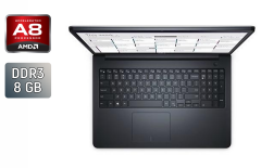 Ноутбук Dell Inspiron 15-5545 / 15.6" (1366x768) TN / AMD A8-7100 (4 ядра по 1.8 - 3.0 GHz) / 8 GB DDR3 / 240 GB SSD / AMD Radeon R5 Graphics / WebCam / Windows 10