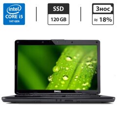 Ноутбук Dell Inspiron 1564 / 15.6" (1366x768) TN / Intel Core i3-330M (2 (4) ядра по 2.13 GHz) / 4 GB DDR3 / 120 GB SSD / Intel HD Graphics / WebCam / DVD-ROM