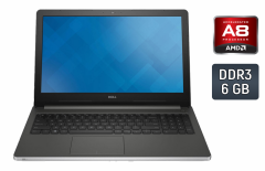 Ноутбук Dell Inspiron 5555 / 15.6" (1366x768) TN / AMD A8-7410 (4 ядра по 2.2 - 2.5 GHz) / 6 GB DDR3 / 240 GB SSD / AMD Radeon R5 Graphics / WebCam / Windows 10