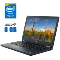 Ноутбук Dell Latitude E5570 / 15.6" (1920x1080) IPS / Intel Core i5-6200U (2 (4) ядра по 2.3 - 2.8 GHz) / 8 GB DDR4 / 480 GB SSD / Intel HD Graphics 520 / WebCam