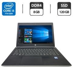 Ноутбук HP ProBook 430 G5 / 13.3" (1366x768) TN / Intel Core i5-7200U (2 (4) ядра по 2.5 - 3.1 GHz) / 8 GB DDR4 / 120 GB SSD / Intel HD Graphics 620 / WebCam