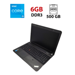 Ноутбук Lenovo E540 / 15.6" (1366x768) TN / Intel Core i5-4300M (2 (4) ядра по 2.6 - 3.3 GHz) / 6 GB DDR3 / 500 GB HDD / Intel HD Graphics 4600 / WebCam