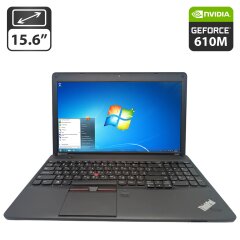 Ноутбук Lenovo ThinkPad E530c / 15.6" (1366x768) TN / Intel Core i7-2630QM (4 (8) ядра по 2.0 - 2.9 GHz) / 8 GB DDR3 / 500 GB HDD / nVidia GeForce 610M, 1 GB GDDR3, 64-bit / WebCam / DVD-ROM