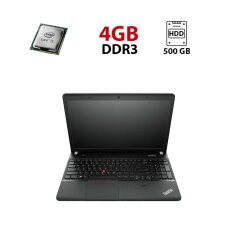 Ноутбук Lenovo ThinkPad Edge E540 / 15.6" (1366x768) TN / Intel Core i5-4210M (2 (4) ядра по 2.6 - 3.2 GHz) / 4 GB DDR3 / 500 GB HDD / Intel HD Graphics 4600 / WebCam