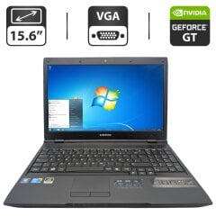 Ноутбук Samsung P580 / 15.6" (1366x768) TN / Intel Core i3-380M (2 (4) ядра по 2.5 GHz) / 6 GB DDR3 / 320 GB HDD / nVidia GeForce GT 330M, 1 GB GDDR3, 128-bit / WebCam / DVD-ROM
